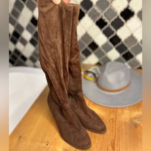 Knee High Suede Boots